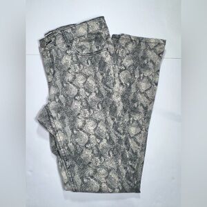 EUC ALLEN B. Snakeskin jeans - size 8